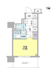 アイルズ東中野 802 間取り図