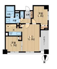 プロスペクト森下 4階 間取り図