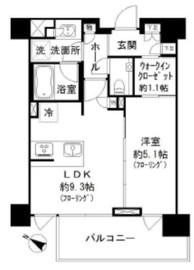 ラコント都立大学 8階 間取り図