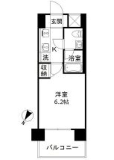 フォレシティ豊洲 801 間取り図