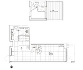 アプリーレ赤坂 502 間取り図