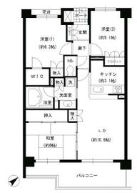 エスティメゾン巣鴨 302 間取り図