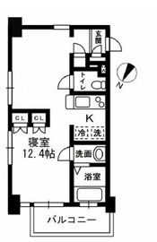 レジディア代々木2 403 間取り図