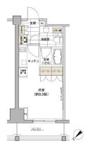 パークハビオ渋谷 604 間取り図