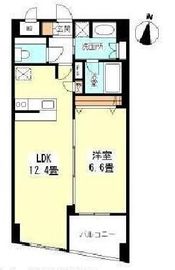 ボヌール都立大学参番館 403 間取り図