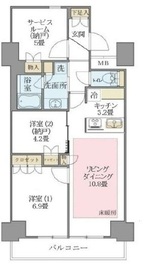 ブリリアイスト東雲キャナルコート 718 間取り図