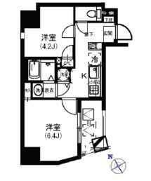 KDXレジデンス元浅草 301 間取り図
