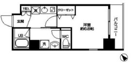 プライマル茅場町 203 間取り図