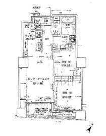 パークホームズ日本橋浜町二丁目ローレルアイ 7階 間取り図