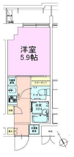 門前仲町レジデンス壱番館 904 間取り図
