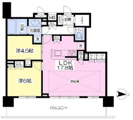 クレヴィア東陽町 11階 間取り図