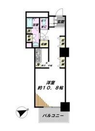 代官山アドレス ザ・タワー 8階 間取り図