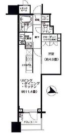 プラウド千代田淡路町 3階 間取り図