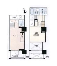 アクシア麻布 3階 間取り図