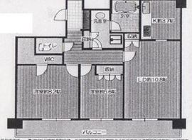 キャピタルマークタワー 33階 間取り図