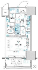 パークリュクス白金高輪 2階 間取り図