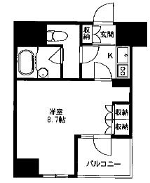 エスティメゾン浅草駒形 208 間取り図