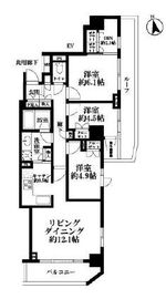 グランスイート神楽坂 10階 間取り図