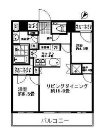 勝どきザ・タワー 49階 間取り図