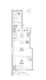 アヴァンテ勝どき 401 間取り図
