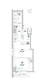 アバンテ勝どき 401 間取り図