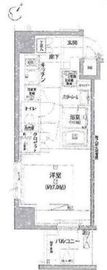 アヴァンテ勝どき 603 間取り図