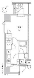 アバンテ勝どき 204 間取り図