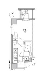 アバンテ勝どき 304 間取り図