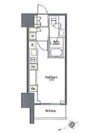 プライムメゾン大塚 1705 間取り図