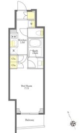 プライムメゾン大塚 707 間取り図