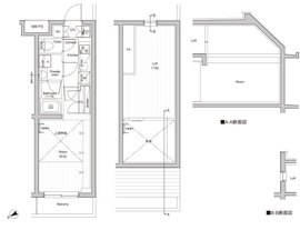 プレミアムキューブジー三軒茶屋 4階 間取り図