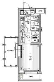 プレミアムキューブジー三軒茶屋 4階 間取り図