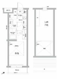 プレミアムキューブジー三軒茶屋 4階 間取り図