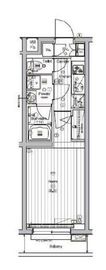 プレミアムキューブジー三軒茶屋 2階 間取り図