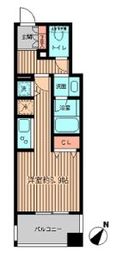 プラティノ代々木 205 間取り図