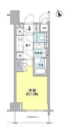 グランスイート東京 5階 間取り図