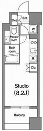 プライマル笹塚 402 間取り図