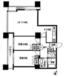 グランパークハイツ 2006 間取り図