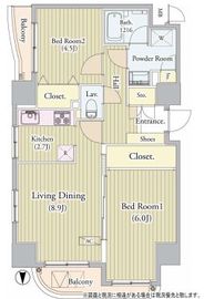 センテニアルタワー 1004 間取り図