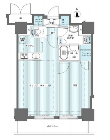 フェニックス西参道タワー 10階 間取り図