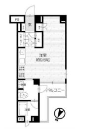 フィーノ渋谷 2階 間取り図