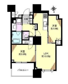 ドゥ・トゥール 19階 間取り図