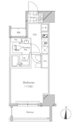 フトゥールス南麻布 602 間取り図