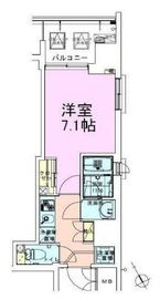 門前仲町レジデンス参番館 1306 間取り図