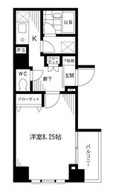 プライムアーバン千代田富士見 401 間取り図