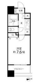 スペーシア秋葉原 1308 間取り図