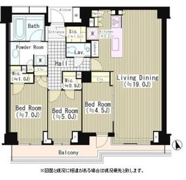 パークコート元麻布ヒルテラス 1階 間取り図