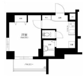 ラ・ピアッツァ麻布十番 7階 間取り図