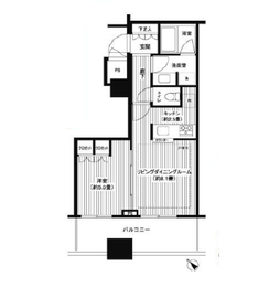 エアライズタワー 7階 間取り図