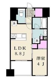 クレヴィア門前仲町 3階 間取り図